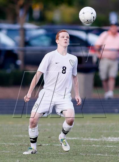 Thumbnail 3 in Washburn Rural vs St. James Academy (Gateway City Soccer Classic) photogallery.