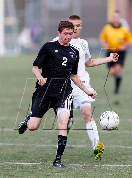 Thumbnail 2 in Washburn Rural vs St. James Academy (Gateway City Soccer Classic) photogallery.