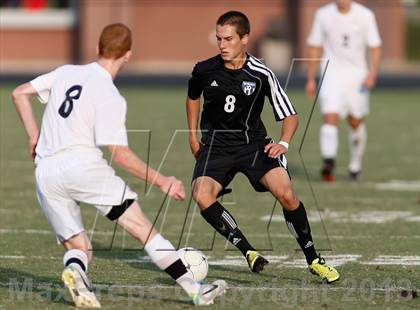 Thumbnail 3 in Washburn Rural vs St. James Academy (Gateway City Soccer Classic) photogallery.