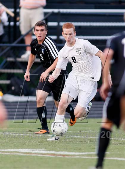 Thumbnail 2 in Washburn Rural vs St. James Academy (Gateway City Soccer Classic) photogallery.