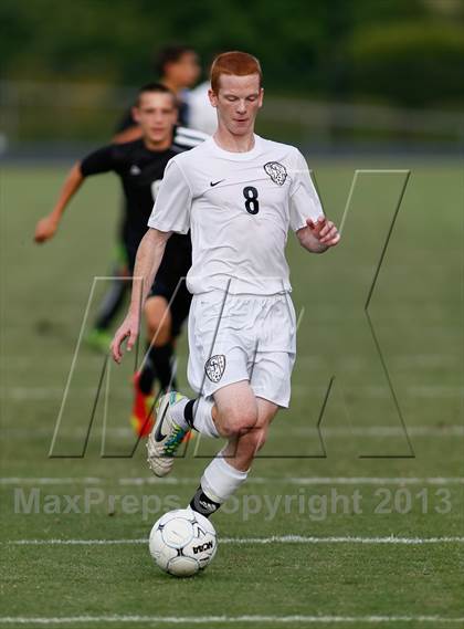 Thumbnail 2 in Washburn Rural vs St. James Academy (Gateway City Soccer Classic) photogallery.