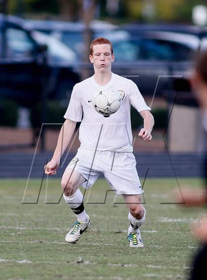 Thumbnail 1 in Washburn Rural vs St. James Academy (Gateway City Soccer Classic) photogallery.