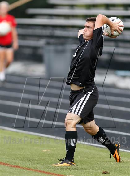 Thumbnail 2 in Washburn Rural vs St. James Academy (Gateway City Soccer Classic) photogallery.