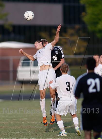 Thumbnail 1 in Washburn Rural vs St. James Academy (Gateway City Soccer Classic) photogallery.