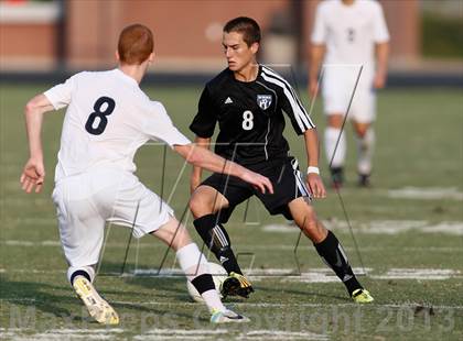 Thumbnail 1 in Washburn Rural vs St. James Academy (Gateway City Soccer Classic) photogallery.