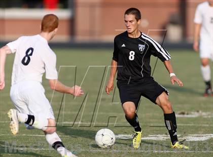 Thumbnail 2 in Washburn Rural vs St. James Academy (Gateway City Soccer Classic) photogallery.