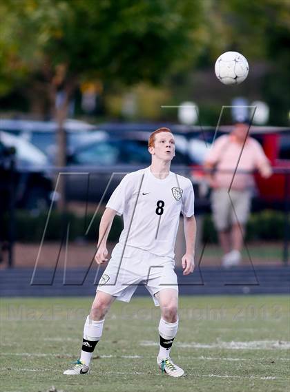 Thumbnail 2 in Washburn Rural vs St. James Academy (Gateway City Soccer Classic) photogallery.