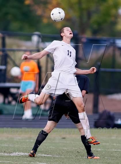 Thumbnail 3 in Washburn Rural vs St. James Academy (Gateway City Soccer Classic) photogallery.