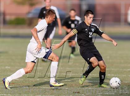 Thumbnail 1 in Washburn Rural vs St. James Academy (Gateway City Soccer Classic) photogallery.