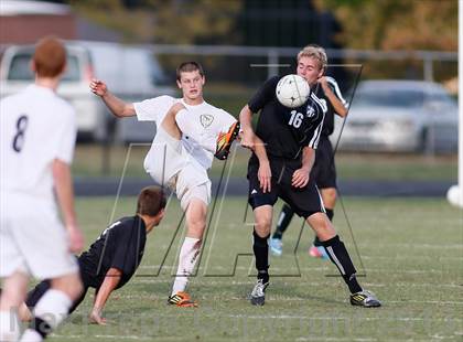 Thumbnail 1 in Washburn Rural vs St. James Academy (Gateway City Soccer Classic) photogallery.