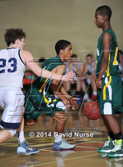 Thumbnail 1 in St. Monica Academy vs. Guidance Charter photogallery.