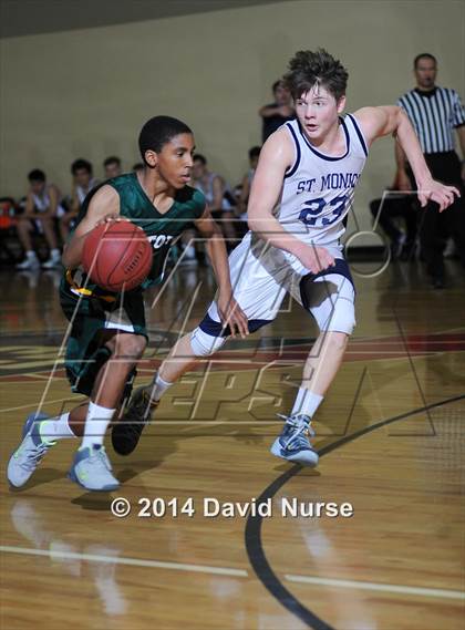 Thumbnail 1 in St. Monica Academy vs. Guidance Charter photogallery.