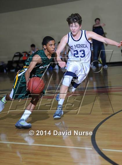 Thumbnail 3 in St. Monica Academy vs. Guidance Charter photogallery.