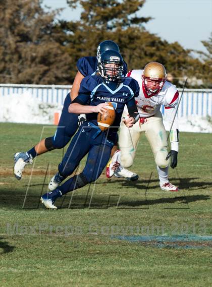 Thumbnail 3 in Faith Christian vs Platte Valley (CHSAA 2A Final) photogallery.