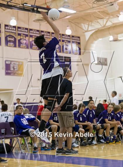 Thumbnail 1 in McClintock vs Sunrise Mountain (Notre Dame Prep Invitational) photogallery.