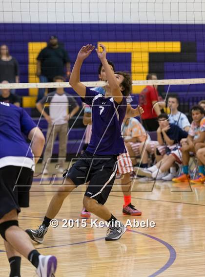 Thumbnail 3 in McClintock vs Sunrise Mountain (Notre Dame Prep Invitational) photogallery.