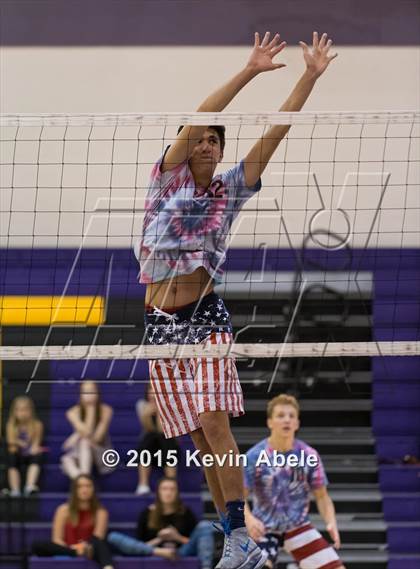 Thumbnail 1 in McClintock vs Sunrise Mountain (Notre Dame Prep Invitational) photogallery.