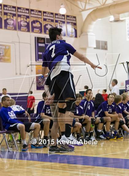 Thumbnail 3 in McClintock vs Sunrise Mountain (Notre Dame Prep Invitational) photogallery.
