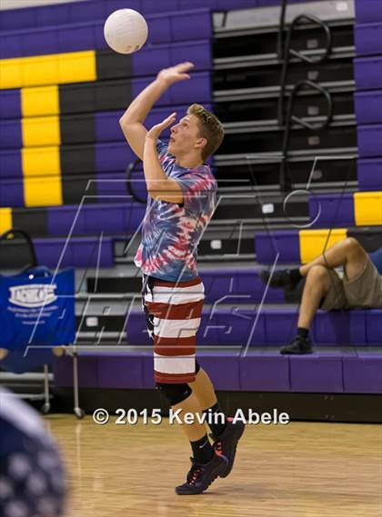 Thumbnail 3 in McClintock vs Sunrise Mountain (Notre Dame Prep Invitational) photogallery.