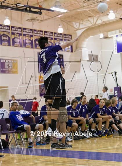 Thumbnail 2 in McClintock vs Sunrise Mountain (Notre Dame Prep Invitational) photogallery.