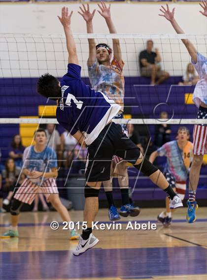 Thumbnail 3 in McClintock vs Sunrise Mountain (Notre Dame Prep Invitational) photogallery.