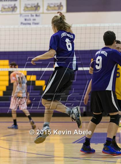 Thumbnail 2 in McClintock vs Sunrise Mountain (Notre Dame Prep Invitational) photogallery.