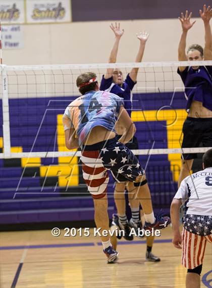 Thumbnail 3 in McClintock vs Sunrise Mountain (Notre Dame Prep Invitational) photogallery.