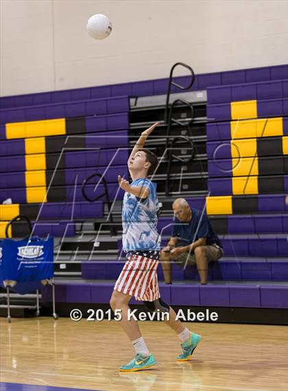 Thumbnail 2 in McClintock vs Sunrise Mountain (Notre Dame Prep Invitational) photogallery.