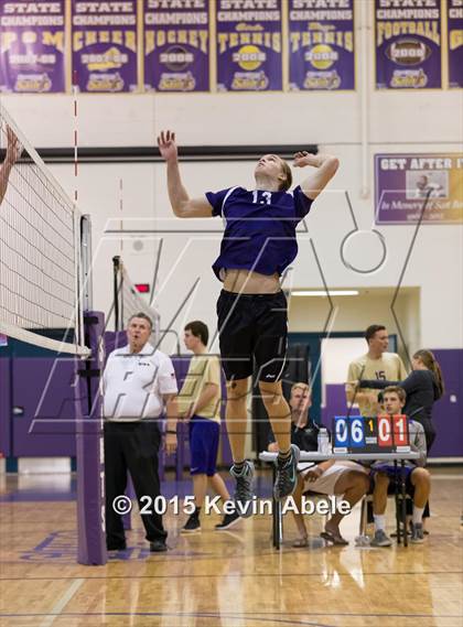 Thumbnail 1 in McClintock vs Sunrise Mountain (Notre Dame Prep Invitational) photogallery.
