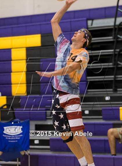 Thumbnail 2 in McClintock vs Sunrise Mountain (Notre Dame Prep Invitational) photogallery.