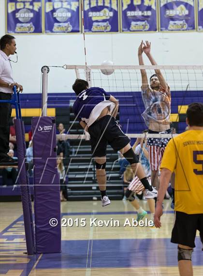 Thumbnail 3 in McClintock vs Sunrise Mountain (Notre Dame Prep Invitational) photogallery.