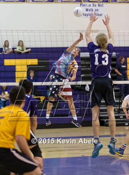 Thumbnail 2 in McClintock vs Sunrise Mountain (Notre Dame Prep Invitational) photogallery.