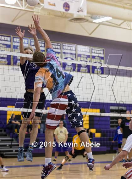 Thumbnail 1 in McClintock vs Sunrise Mountain (Notre Dame Prep Invitational) photogallery.