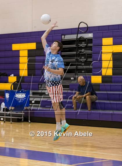 Thumbnail 1 in McClintock vs Sunrise Mountain (Notre Dame Prep Invitational) photogallery.