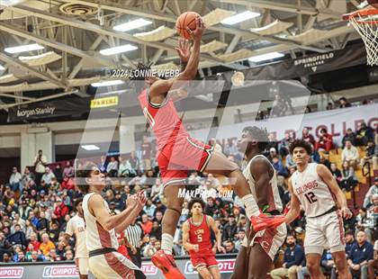Thumbnail 2 in Long Island Lutheran vs. Christopher Columbus (Spalding Hoophall Classic) photogallery.