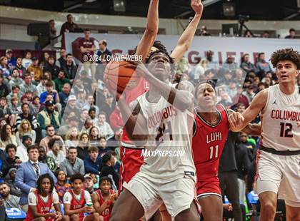 Thumbnail 3 in Long Island Lutheran vs. Christopher Columbus (Spalding Hoophall Classic) photogallery.