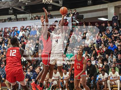Thumbnail 2 in Long Island Lutheran vs. Christopher Columbus (Spalding Hoophall Classic) photogallery.