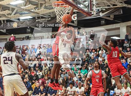Thumbnail 1 in Long Island Lutheran vs. Christopher Columbus (Spalding Hoophall Classic) photogallery.