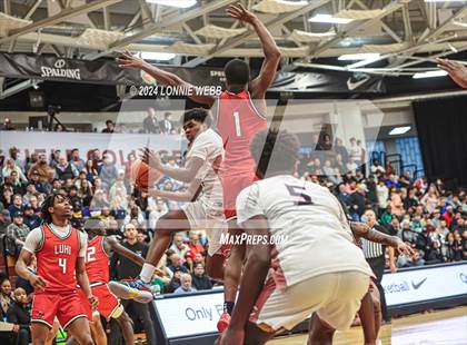 Thumbnail 1 in Long Island Lutheran vs. Christopher Columbus (Spalding Hoophall Classic) photogallery.