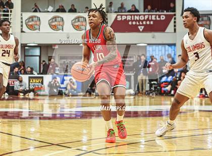 Thumbnail 3 in Long Island Lutheran vs. Christopher Columbus (Spalding Hoophall Classic) photogallery.