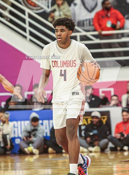 Thumbnail 3 in Long Island Lutheran vs. Christopher Columbus (Spalding Hoophall Classic) photogallery.