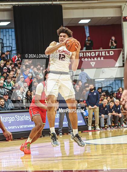 Thumbnail 3 in Long Island Lutheran vs. Christopher Columbus (Spalding Hoophall Classic) photogallery.
