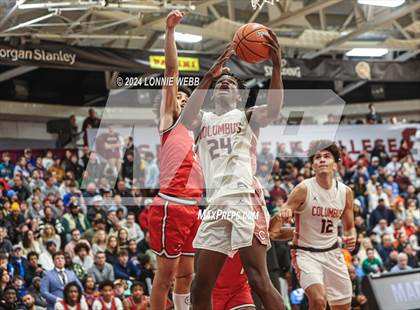 Thumbnail 1 in Long Island Lutheran vs. Christopher Columbus (Spalding Hoophall Classic) photogallery.