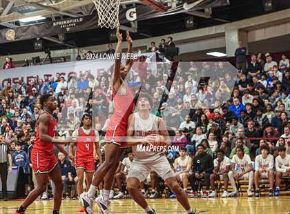 Thumbnail 2 in Long Island Lutheran vs. Christopher Columbus (Spalding Hoophall Classic) photogallery.