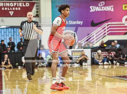 Thumbnail 3 in Long Island Lutheran vs. Christopher Columbus (Spalding Hoophall Classic) photogallery.