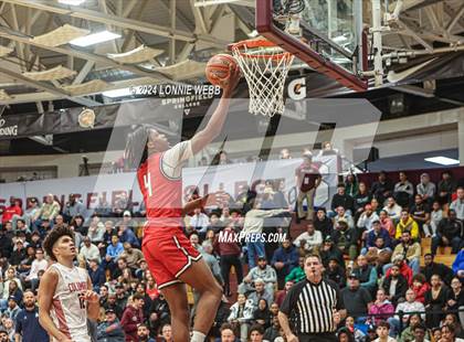 Thumbnail 1 in Long Island Lutheran vs. Christopher Columbus (Spalding Hoophall Classic) photogallery.