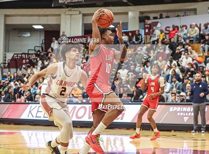 Thumbnail 2 in Long Island Lutheran vs. Christopher Columbus (Spalding Hoophall Classic) photogallery.