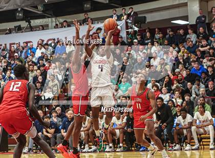 Thumbnail 1 in Long Island Lutheran vs. Christopher Columbus (Spalding Hoophall Classic) photogallery.