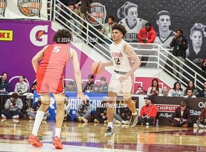 Thumbnail 2 in Long Island Lutheran vs. Christopher Columbus (Spalding Hoophall Classic) photogallery.