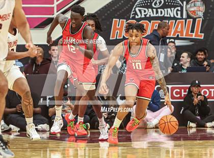 Thumbnail 3 in Long Island Lutheran vs. Christopher Columbus (Spalding Hoophall Classic) photogallery.